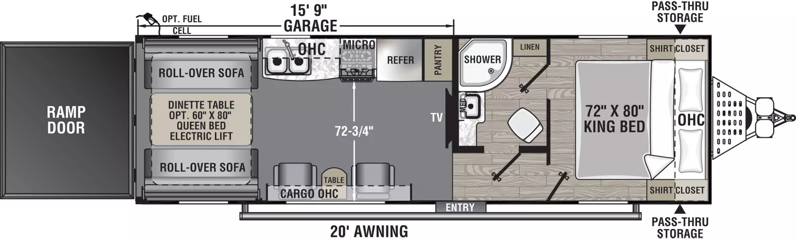 Work And Play 27LT Floorplan