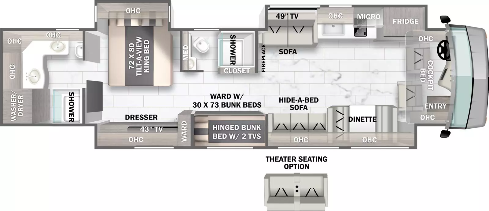 Berkshire Xlt 45CA Floorplan