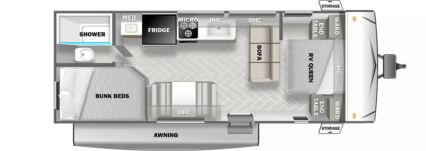 Evo Southwest 268BH Floorplan